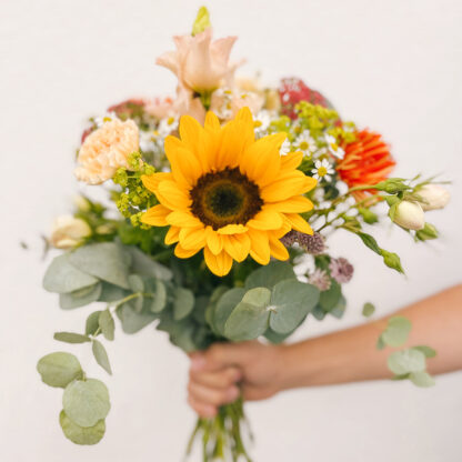 Blumenstrauss mit Sonnenblume Grösse S